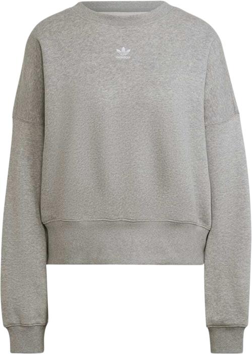 adidas Adicolor Essentials Fleece Sweatshirt Kvinde Grey Sweatshirts Str 38 - Bomuld hos Magasin