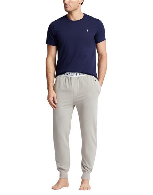 Se Polo Ralph Lauren Cotton Jersey Crewneck Sleep Tee Mand Blå Kortærmede T-shirts Str S - Bomuld hos Magasin ved Magasin