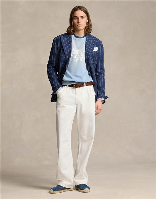 Polo Ralph Lauren Relaxed Fit Garmentdyed Carpenter Pant Mand Hvid Casual Bukser Relaxed Fit Str 32 32 - Bomuld hos Magasin