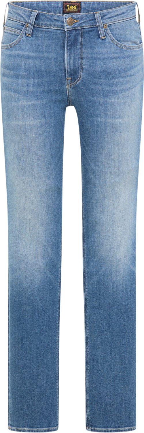 Lee Breese Boot Kvinde Mid Worn Martha Straight Jeans Str 32/33 - Denim hos Magasin