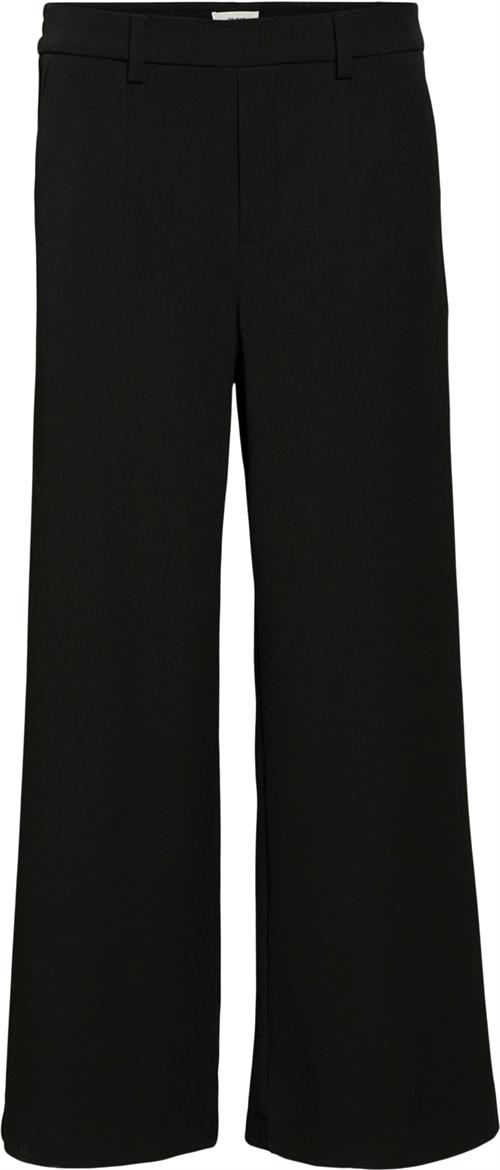 Object Objlisa Wide Pant Noos Kvinde Black Bukser Med Brede Ben Str 42 - hos Magasin