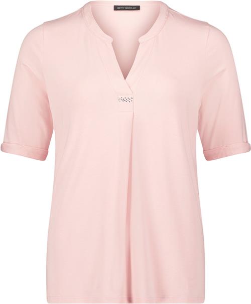 Betty Barclay Shirt Kurz 1/2 Ar Kvinde Powder Pink Kortærmede Bluser Str 40 - hos Magasin