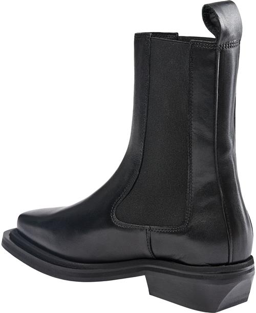 Shoe Biz Anine Kvinde Black Chelsea Boots Str 39 - Læder hos Magasin