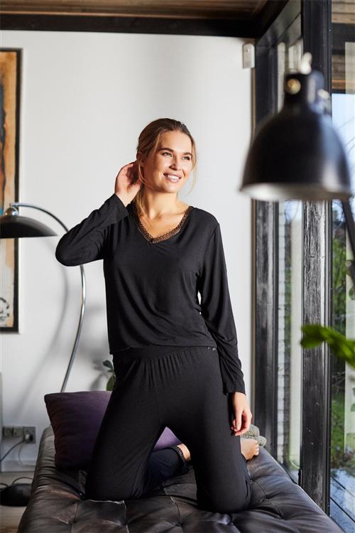 CCDK Jasmin Pajamas Pant Natbukser Str S - hos Magasin