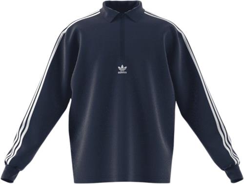 Se adidas 3stri-polo LS Mand Blue Sweatshirts Str M - Bomuld hos Magasin ved Magasin