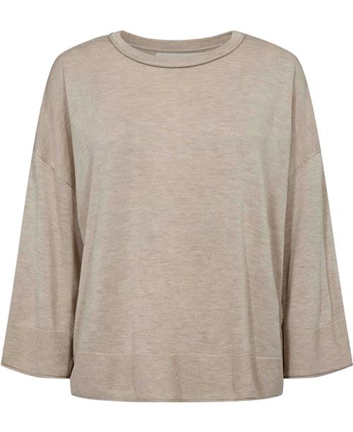 InWear Ilzeiw Pullover Kvinde Haze Melange Sweaters Casual Fit Str XS - hos Magasin