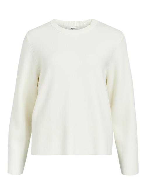 Se Object Objreynard Square Sleeve Oneck NOO Kvinde Cloud Dancer Sweaters Str XL - hos Magasin ved Magasin