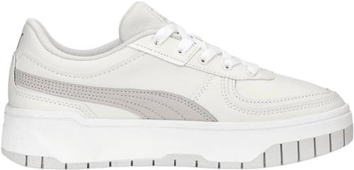 Puma Cali Dream Kvinde Vapor Gray-puma White-marble Sneakers Str 39 - Læder hos Magasin