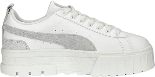 Se Puma Mayze Thrifted Kvinde Puma White Sneakers Str 37 - Gummi hos Magasin ved Magasin