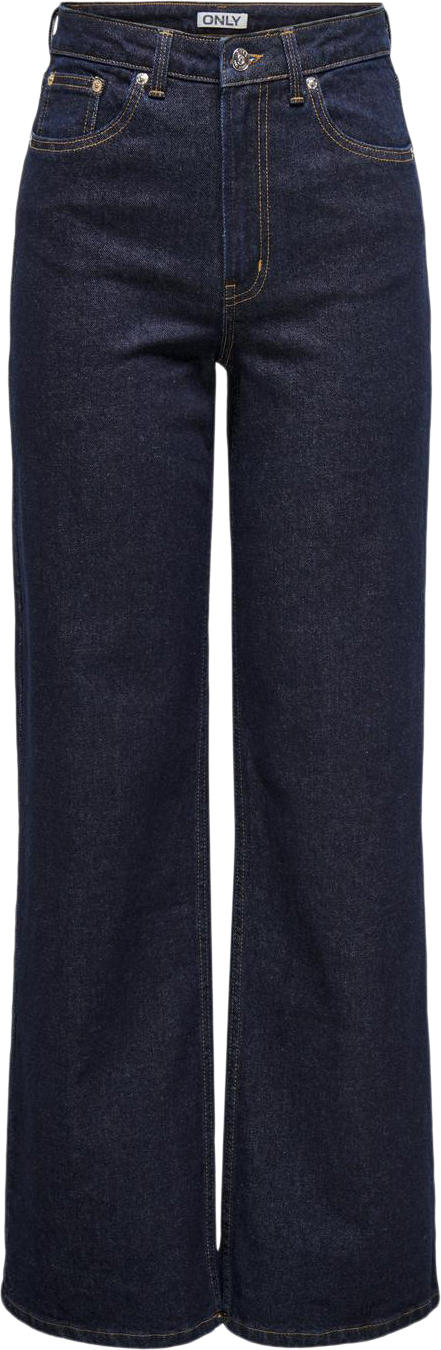 ONLY Onljuicy HW Wide Rinse DNM Mas763 N Kvinde Dark Blue Denim Wide Jeans Str "26/""32" - hos Magasin