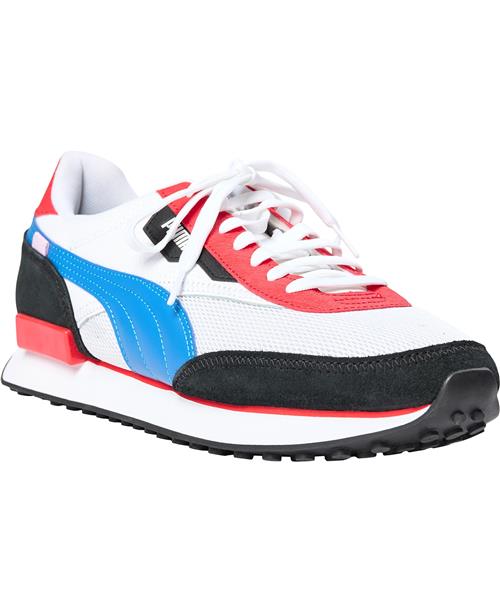 Puma Future Rider Dare to Play Mand Puma White-french Blue-flame S Sneakers Str 40 - hos Magasin