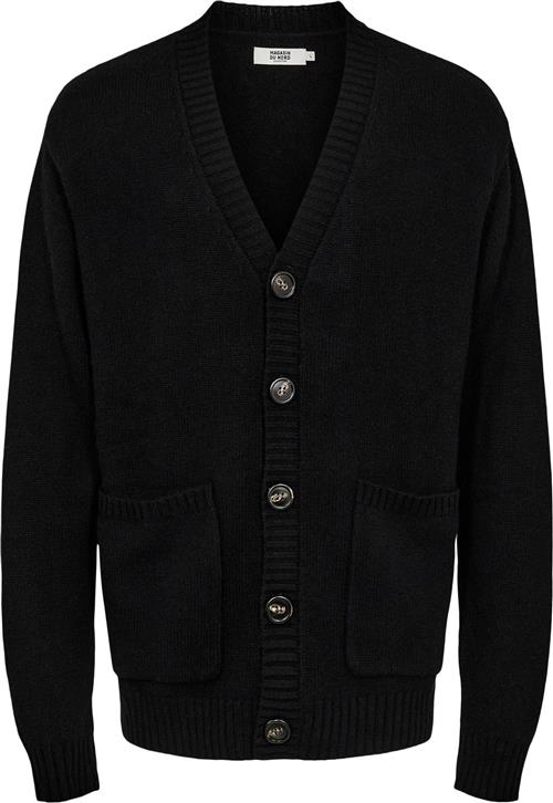 Se Magasin du Nord Collection Magasin Ethan 1 RWS Cashmere & Uldmix Mand Black Cardigans Str S Cashmere ved Magasin