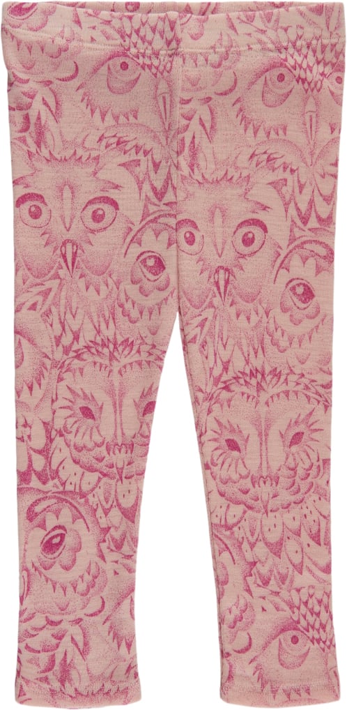 Soft Gallery Sgbpaula OWL Wool Leggings Str 6m - Cameo Rose Leggings Merino Uld hos Magasin