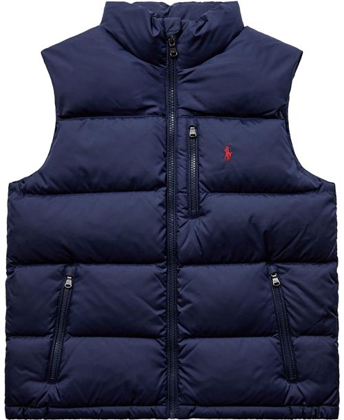 Se Polo Ralph Lauren Recycled Nylonel CAP Vest-ow-vst Str S - Blå Veste hos Magasin ved Magasin