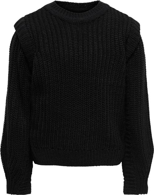 ONLY Kognewlexine L/S Pullover KNT Kvinde Sort Sweaters Str 134/140 - hos Magasin