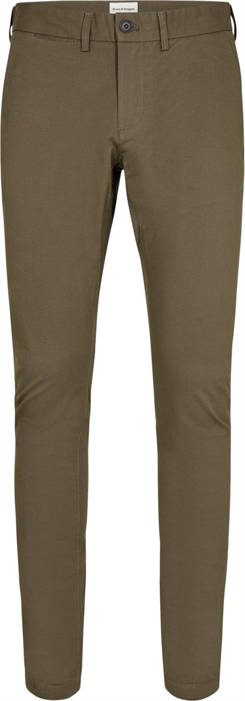 Bruun & Stengade BS Anton Slim fit Chinos Mand 430 Casual Bukser Str W34 / L34 - Bomuld hos Magasin