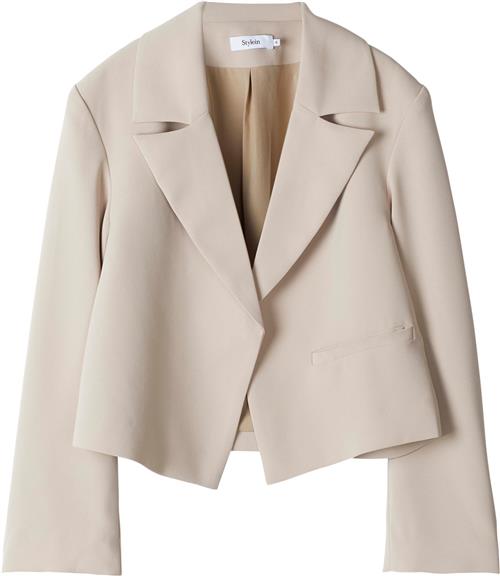 Stylein Bormio Blazer Kvinde Cream Blazere Str XS - hos Magasin