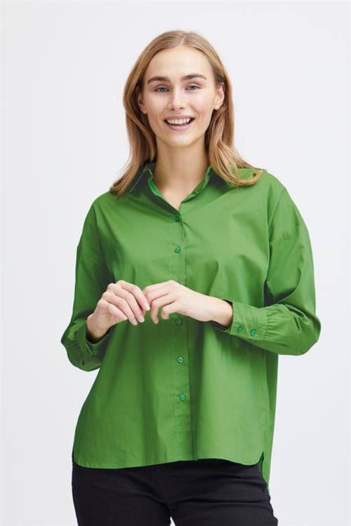 Se Fransa Frzashirt SH 8 Kvinde Online Lime Langærmede Skjorter Str M - hos Magasin ved Magasin