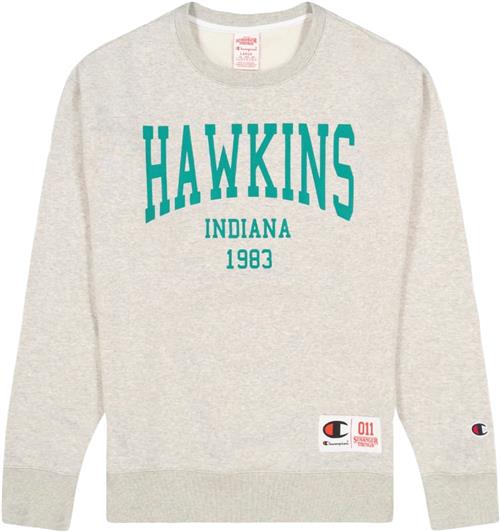 Champion Crewneck Sweatshirt Mand Lngym Sweatshirts Str XS - Bomuld hos Magasin