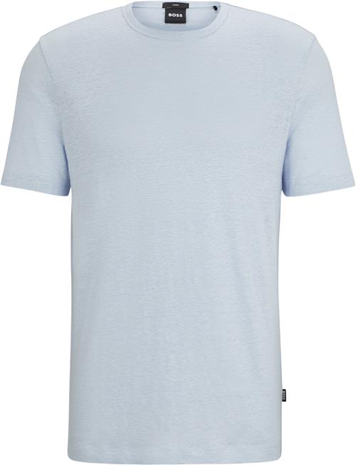 BOSS Tiburt 456 Mand Light/pastel Blue Kortærmede T-shirts Str S - hos Magasin