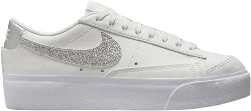 Nike Blazer low Platform Kvinde Summit White/metallic Silver-s Sneakers Str 37,5 - Læder hos Magasin