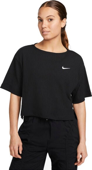 Nike Sportswear Ribbed Jersey T Shirt L - Trænings T-shirts Bomuld hos Magasin