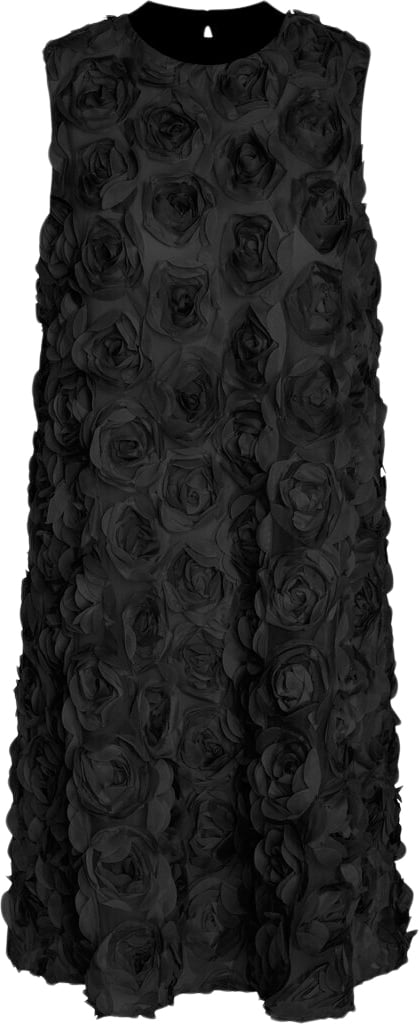 Bruuns Bazaar Clarkiabbchi Dress Kvinde Black Midi Kjoler Str 36 - Polyester hos Magasin