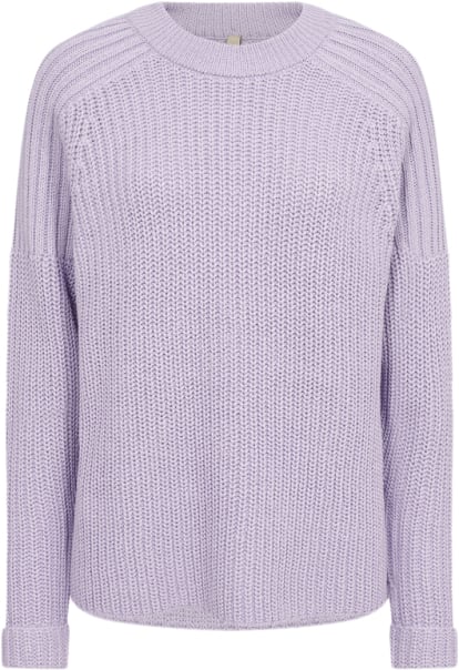 soyaconcept Scremone 21 Kvinde 5033 Lilac Breeze Sweaters Str L - Bomuld hos Magasin