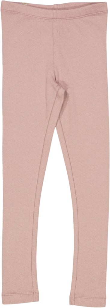 Wheat Rib Leggings Str 4 år / 104 cm - Pudder Leggings Bomuld hos Magasin