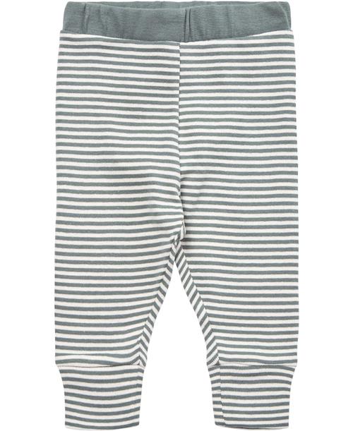 BAKITO by Magasin Du Nord Collection BAKITO by Magasin Petit Baby Pants Organic Str 98 Balsam Green / Star White Stripe Bukser Bomuld