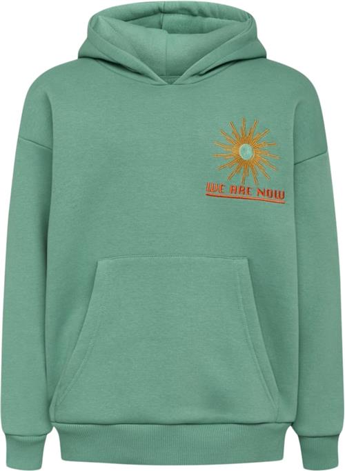 Grunt Vilvoorde Hood Sweat Str XL/16Y - Bottle Green Hættetrøjer hos Magasin