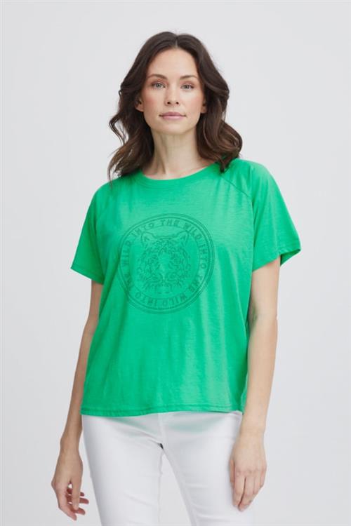 Fransa Frelina TEE 2 Kvinde Blarney Mix Kortærmede T-shirts Str S - hos Magasin