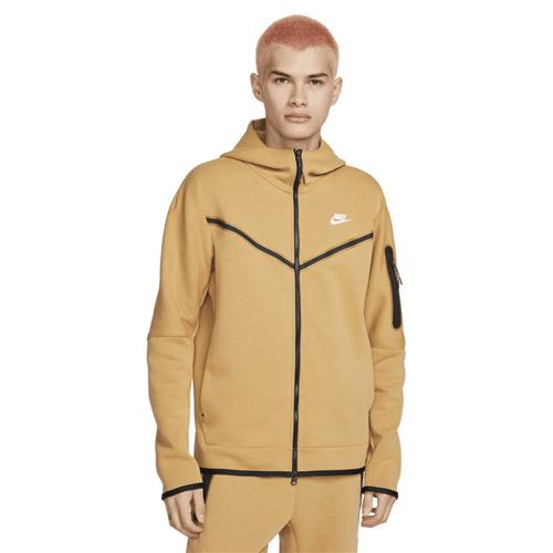 Se Nike Sportswear Tech Fleece Mand Elemental Gold/sail Fleece Str L - Bomuld hos Magasin ved Magasin