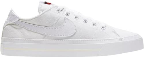 Se Nike Court Legacy Canvas Kvinde Hvid Sneakers Str 40 - hos Magasin ved Magasin