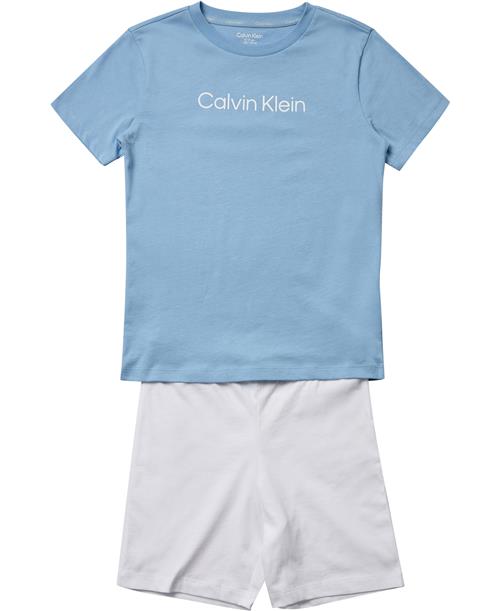 Calvin Klein Knit PJ SET SS + Short Str 10-12 år - 0sy Nattøj hos Magasin