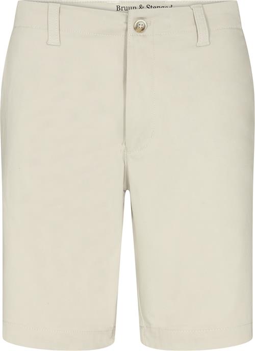 Se Bruun & Stengade BS Gerhard Regular Fit Shorts Mand Kit Chino Shorts Str 29 - Bomuld hos Magasin ved Magasin