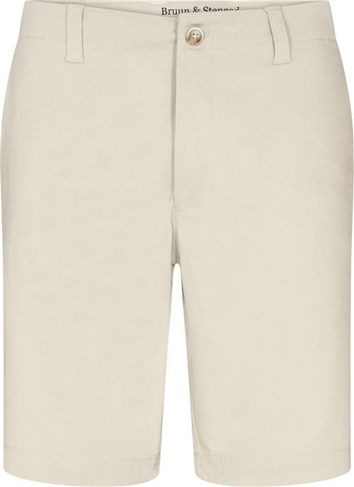 Bruun & Stengade BS Gerhard Regular Fit Shorts Mand Kit Chino Shorts Str 31 - Bomuld hos Magasin