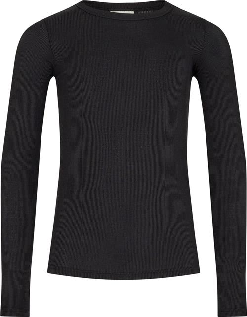 Sofie Schnoor Tshirt Long-sleeve Str 8 år / 128 cm - Black Langærmede T-shirts hos Magasin