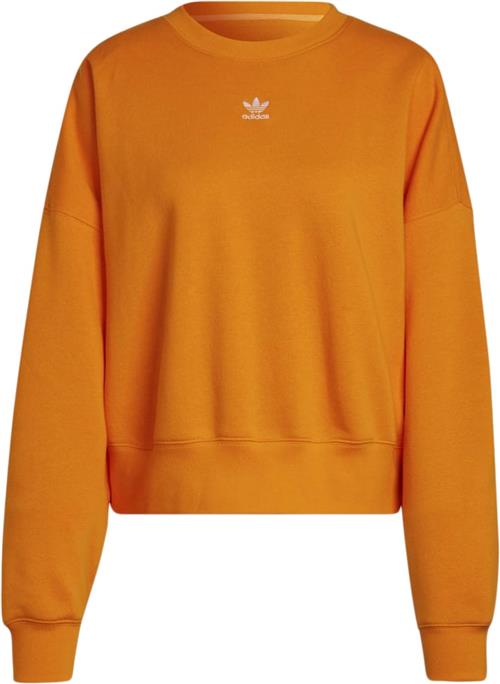 adidas Adicolor Fleece Sweatshirt Kvinde Orange Sweatshirts Str 40 - Bomuld hos Magasin