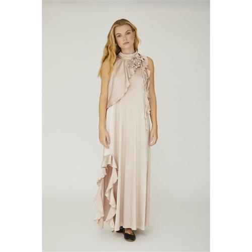 A-VIEW Rose Dress Kvinde Sand Maxi Kjoler Str 36 - hos Magasin