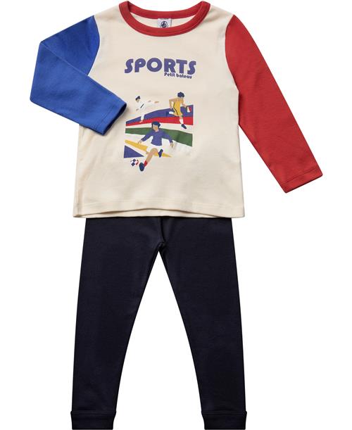 Se Petit Bateau Pyjama 2Y Str 5Y 5 YEARS - Smoking/multico Nattøj hos Magasin ved Magasin