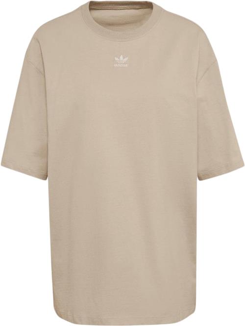 adidas Loungewear Adicolor Tshirt Kvinde Beige Kortærmede T-shirts Str 40 - Bomuld hos Magasin