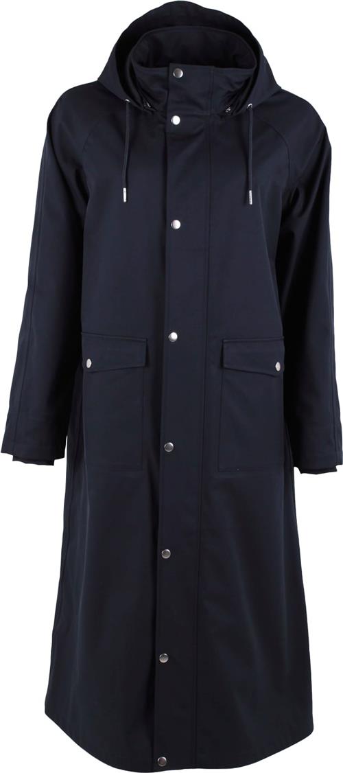 Danefæ Danegarden Raincoat Dark Navy Kvinde Dark Navy Regnjakker Str XS - Polyester hos Magasin