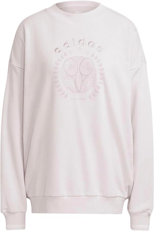 adidas Graphic Sweater Kvinde White Sweatshirts Str 28 - Bomuld hos Magasin