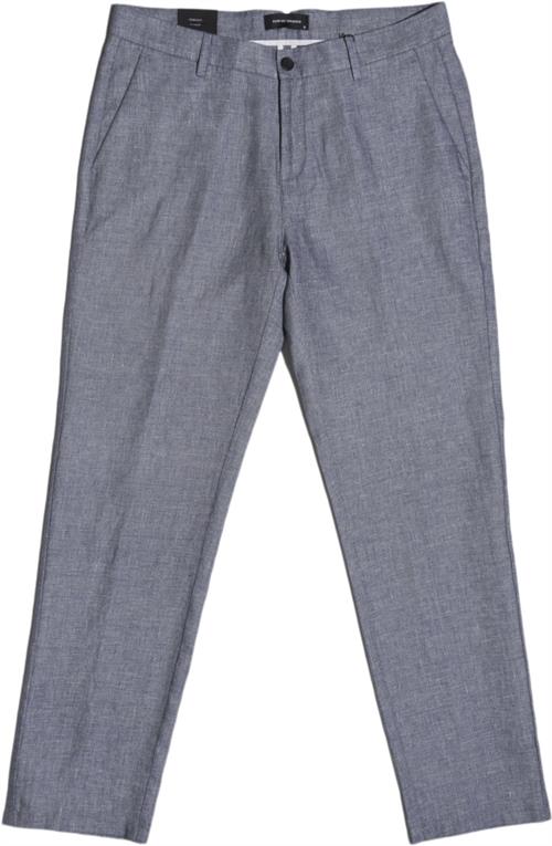 Clean Cut Copenhagen Tokyo Roman Linen Pants Mand Navy Melange Casual Bukser Str S / Regular - hos Magasin