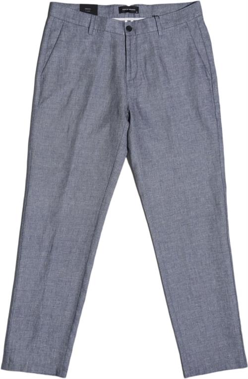 Clean Cut Copenhagen Tokyo Roman Linen Pants Mand Navy Melange Casual Bukser Str XXL / Regular - hos Magasin