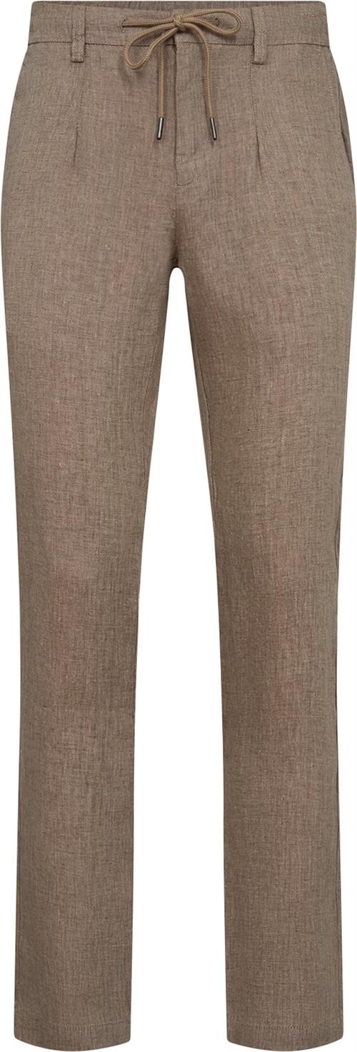 Se Bruun & Stengade BS Louis Slim Fit Chinos Mand Brun Casual Bukser Str 29 - hos Magasin ved Magasin