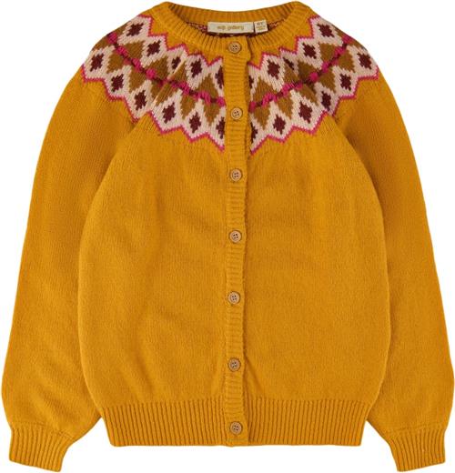 Soft Gallery Sgmira Knit Cardigan Str 4y - Old Gold Cardigans Bomuld hos Magasin