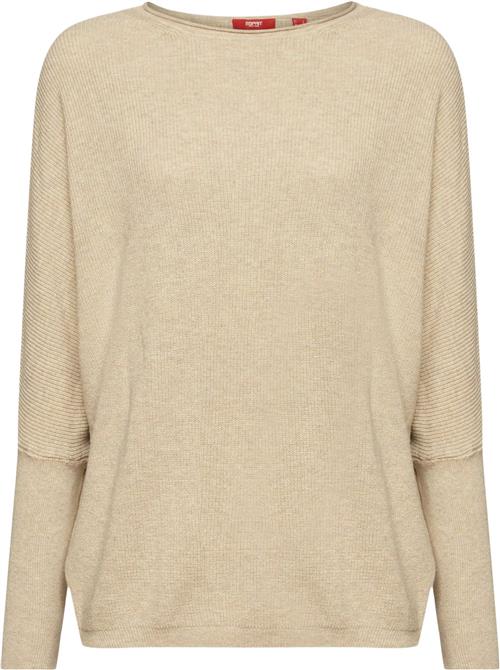 Esprit Batwing sw Kvinde Sand 5 Sweaters Str XS - hos Magasin