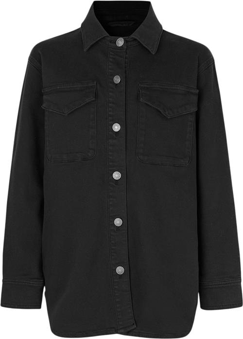 Designers Remix Girls G Eden Shirt Jacket Str 140 cm / 10 år - Sort Overgangsjakker hos Magasin